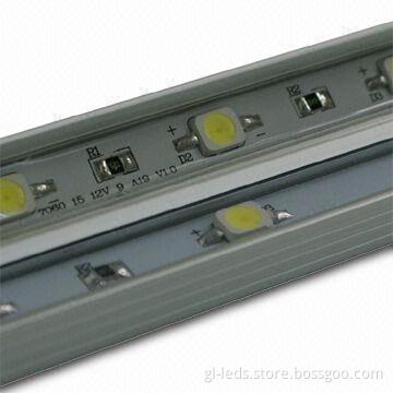 LED Rigid Strip, No Dark Space and with 120° Viewing Angle, CE and RoHs Certified